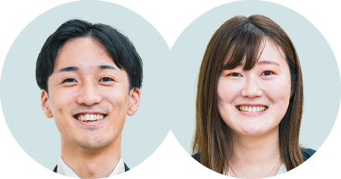 プロジェクトメンバー 田中＆髙野アイコン