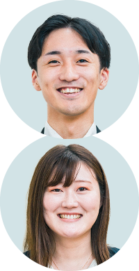 プロジェクトメンバー 田中＆髙野アイコン